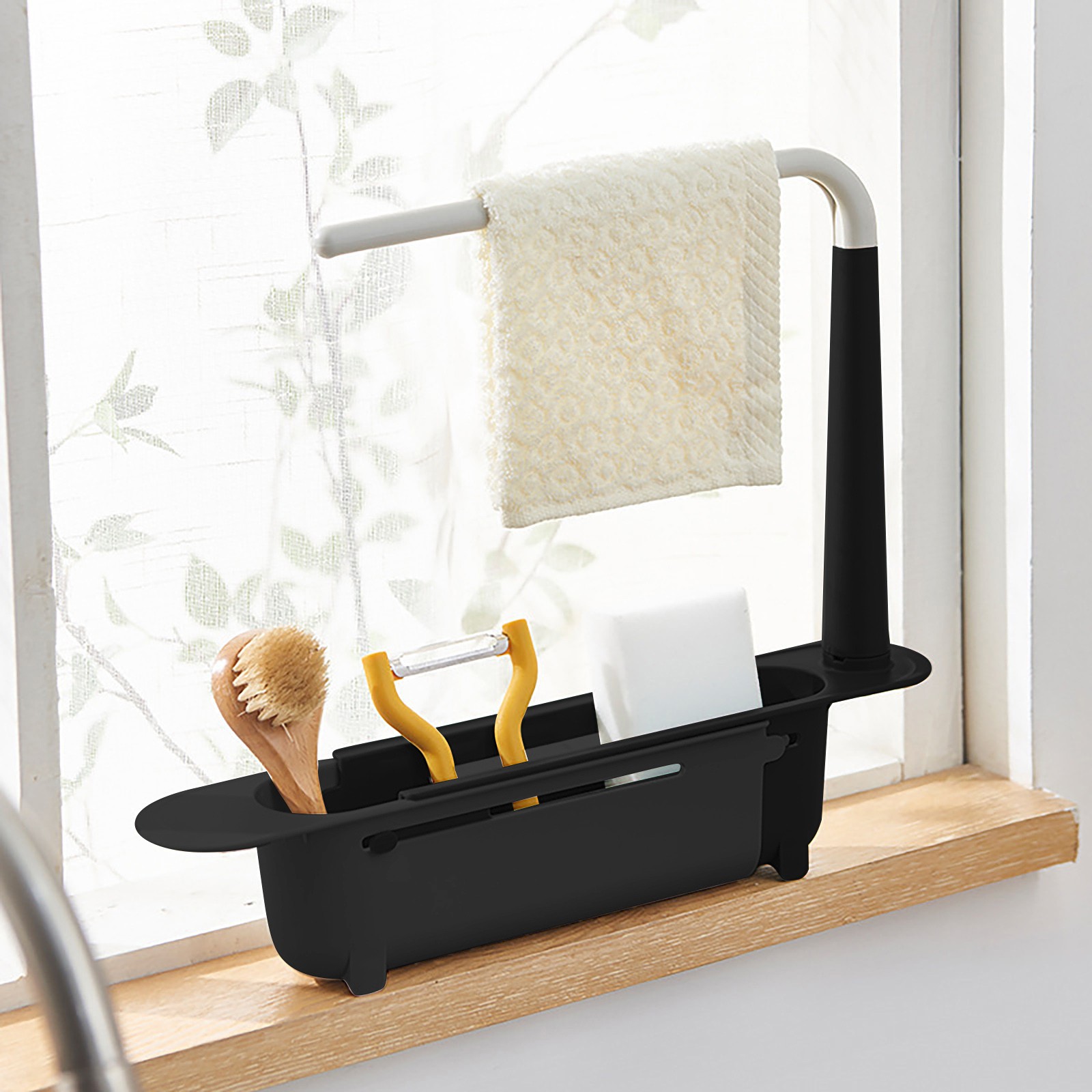 Kitchen Gadgets Must Have - Elescopic-Étagère d'évier de proximité, étagère de