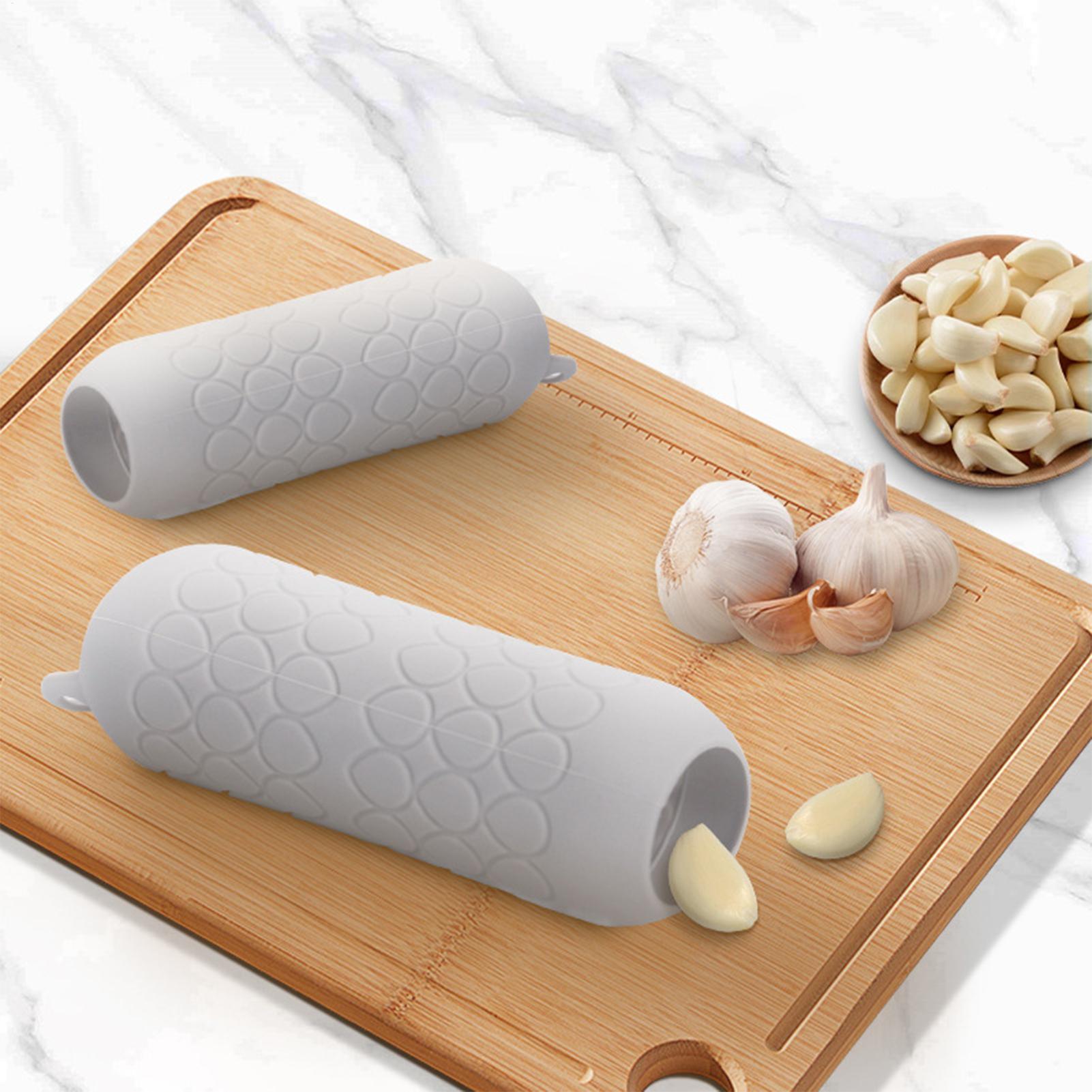 Kitchen Gadgets Youtube - Éplucheur d'ail en silicone, tube roulant