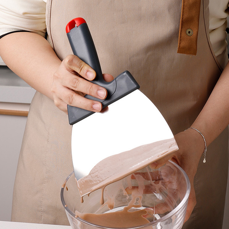 Kitchen Gadgets Must Have - Grattoir à pâte en acier inoxydable,