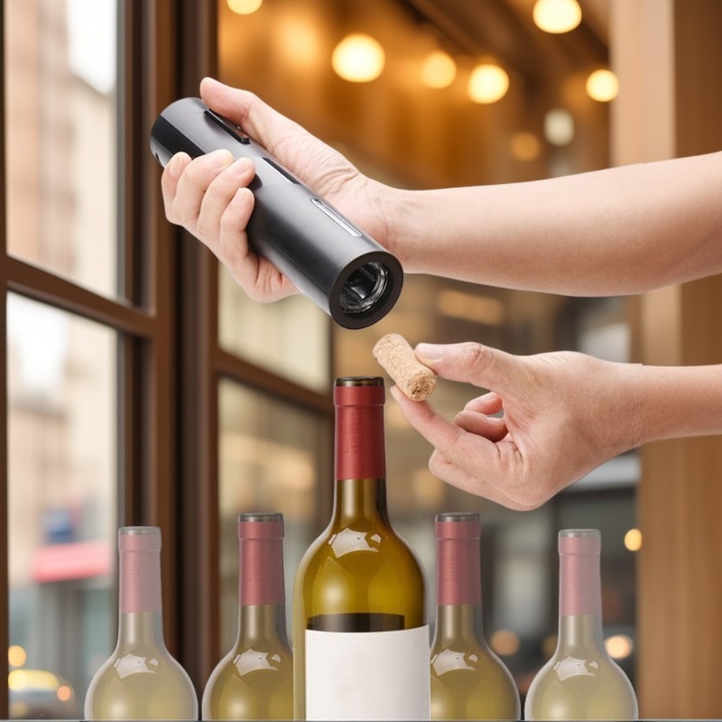 Kitchen Gadgets And Accessories - Ouvre-bouteille électrique pour vin rouge, coupe-capsule
