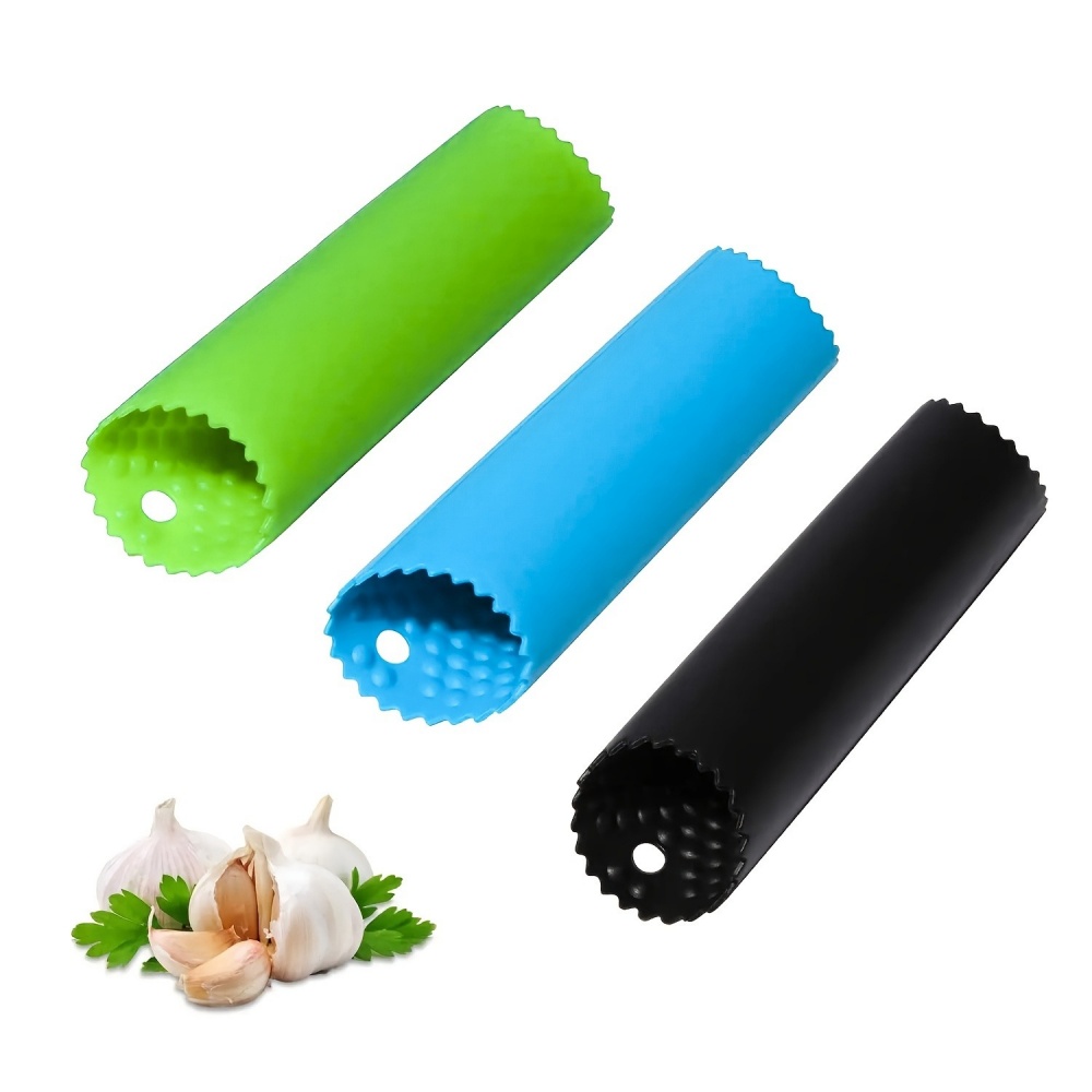 Kitchen Gadgets Youtube - Éplucheur d'ail en silicone, tube à