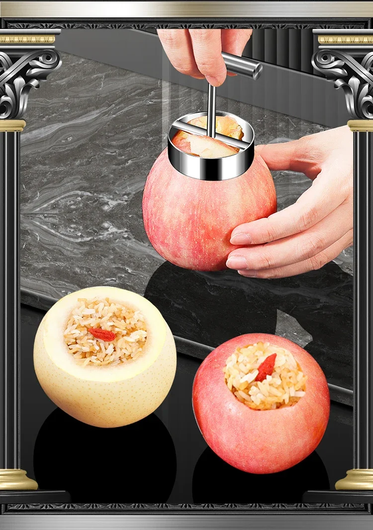 Pelle à noyau de fruits en aci - Apple Corer Slicer avis et prix