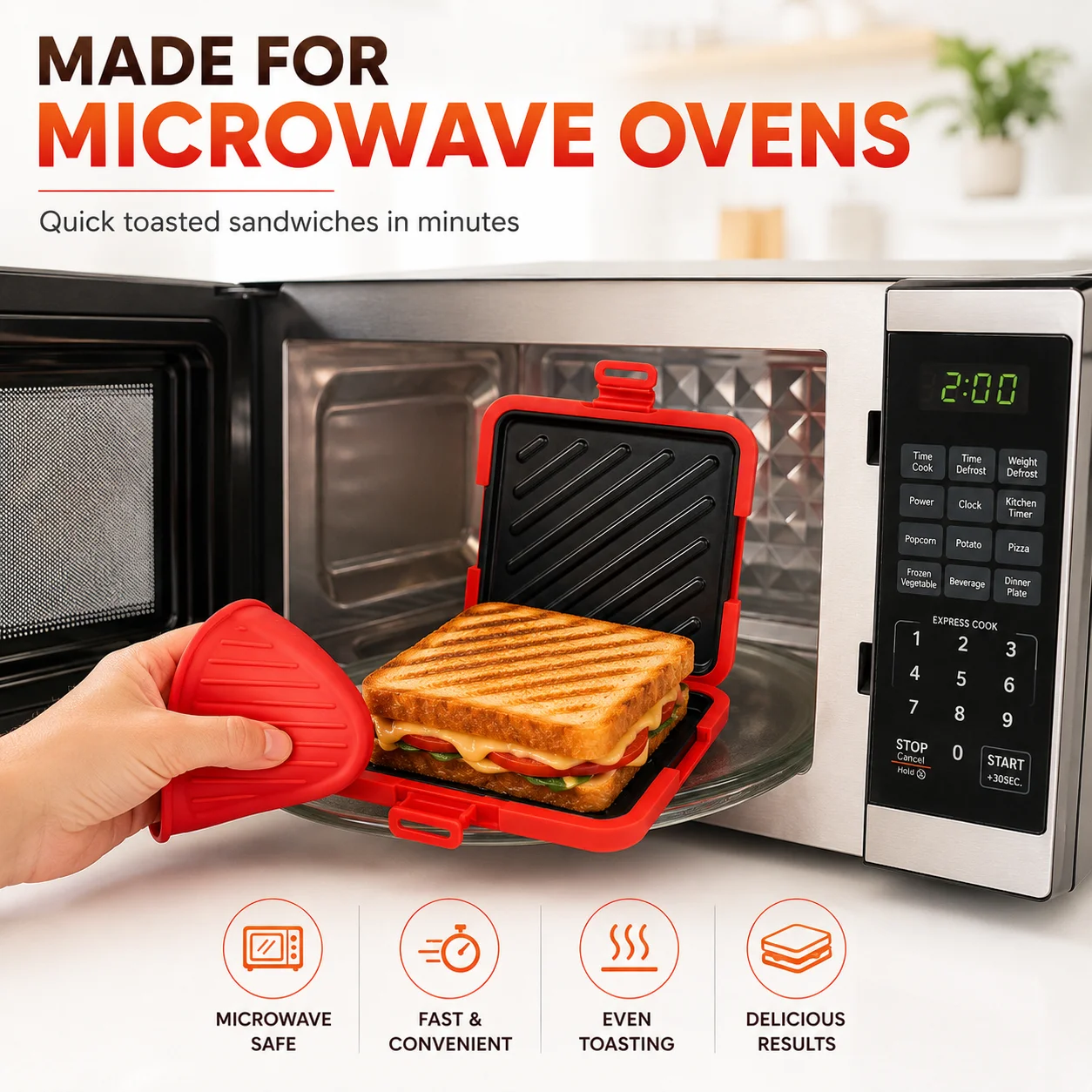 Machine à sandwichs pour micro - Breakfast Sandwich Maker avis et prix