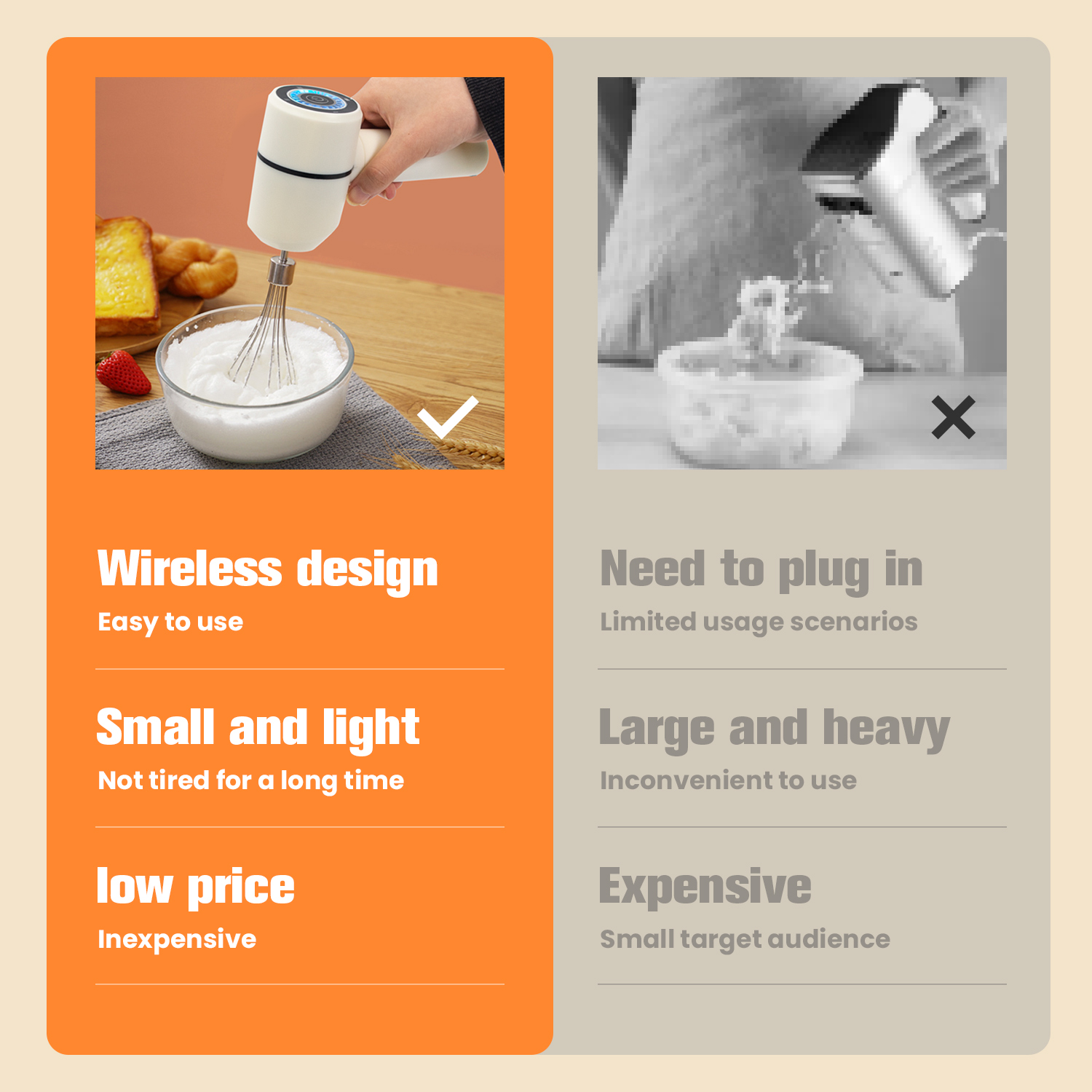 Batteur à œufs électrique Port - Kitchen Gadgets Of 2025 avis et prix