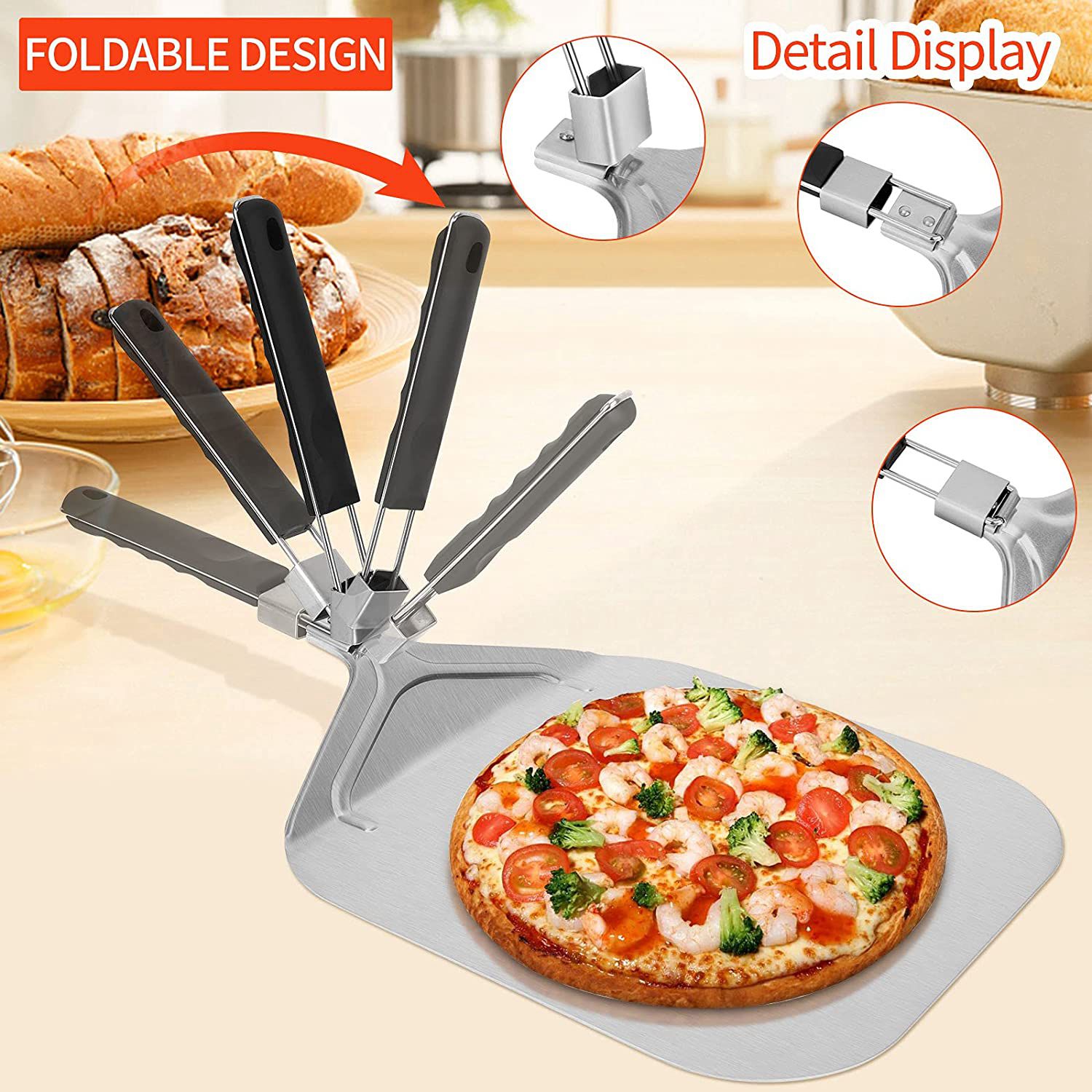 WSFS! Peau à Pizza pliante en  - Pizza Stone Baking avis et prix