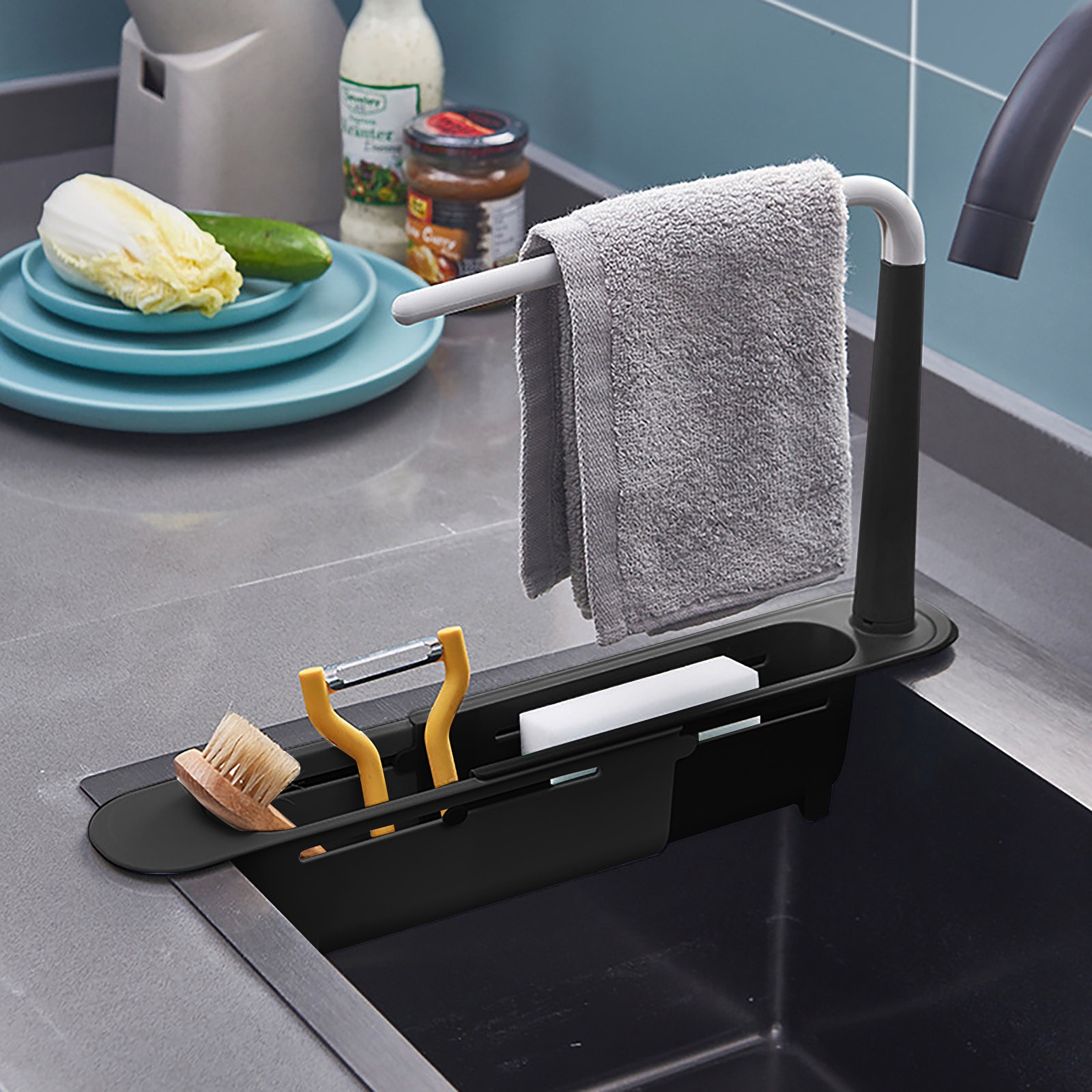 Elescopic-Étagère d'évier de p - Kitchen Gadgets Must Have avis et prix