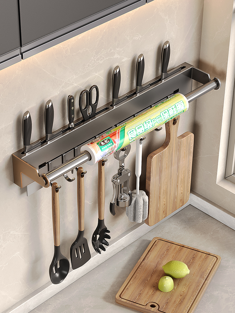Étagère murale en acier inoxyd - Kitchen Gadgets Wallpaper avis et prix