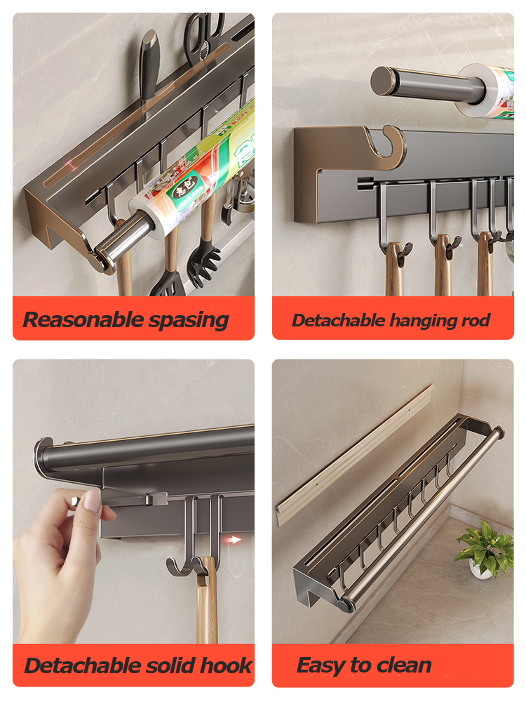 Étagère murale en acier inoxyd - Kitchen Gadgets Wallpaper avis et prix