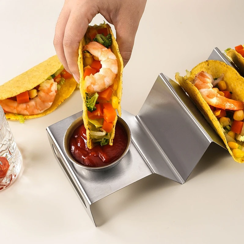 Porte-Taco en acier inoxydable - Kitchen Gadgets Of 2025 avis et prix