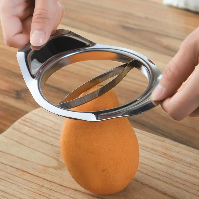 Coupe-mangue en acier inoxydab - Apple Corer Slicer avis et prix