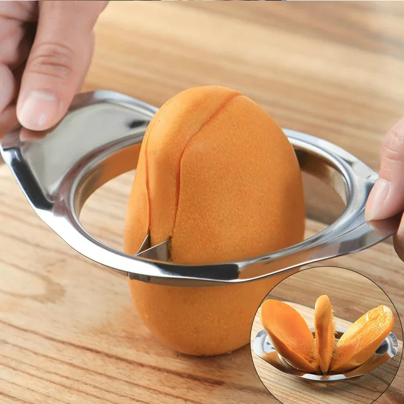 Coupe-mangue en acier inoxydab - Apple Corer Slicer avis et prix