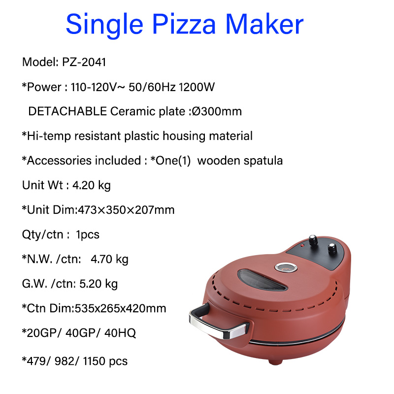 Four à Pizza électrique d'inté - Pizza Stone Baking avis et prix