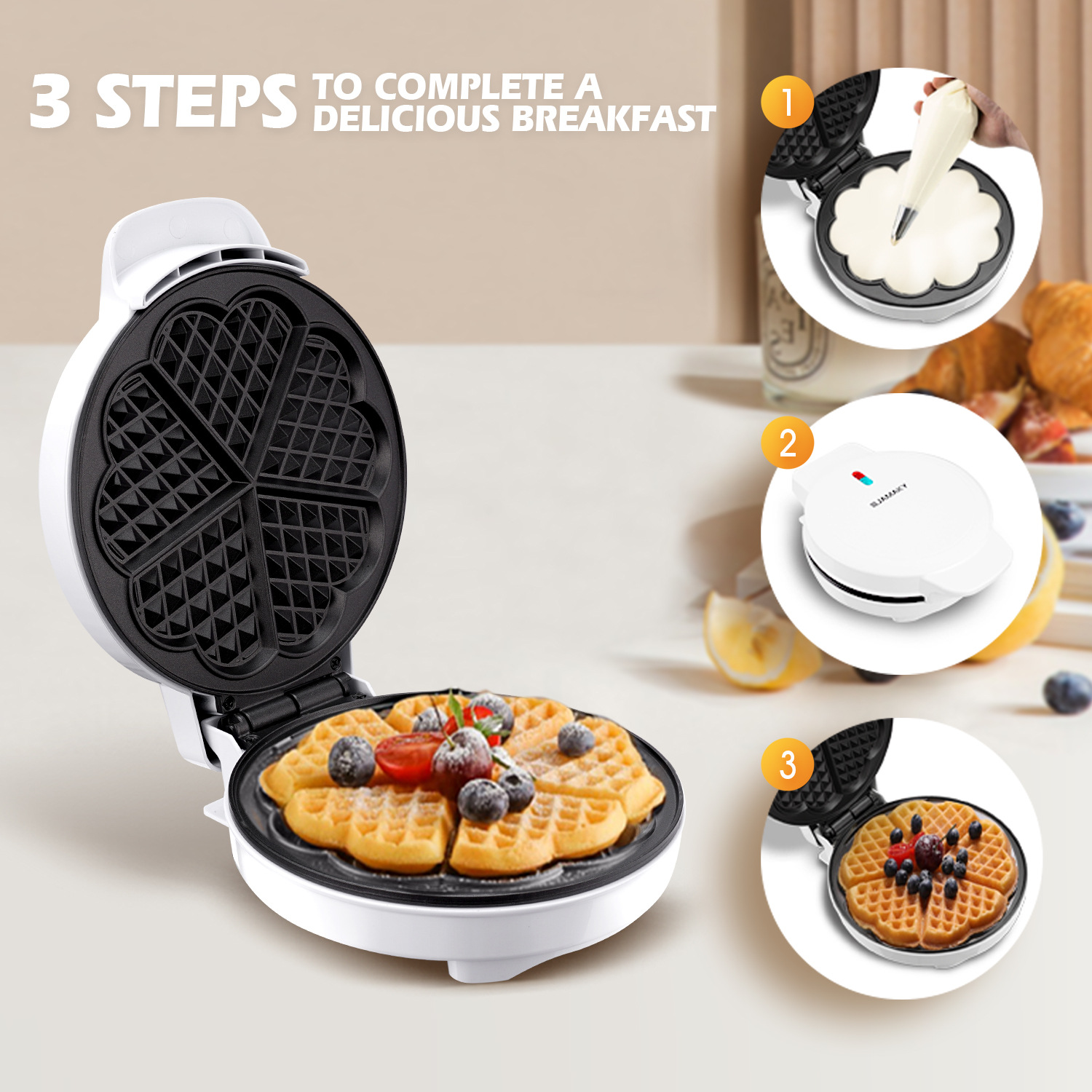 Moules à gaufres électriques p - Breakfast Sandwich Maker avis et prix