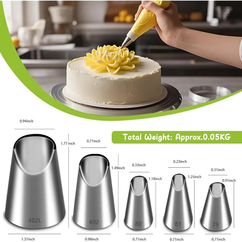 Ensemble de 5 embouts de pâtis - Kitchen Gadgets And Accessories avis et prix