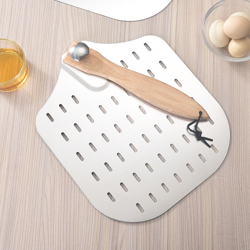 Pelle à pizza perforée avec po - Pizza Stone Baking avis et prix