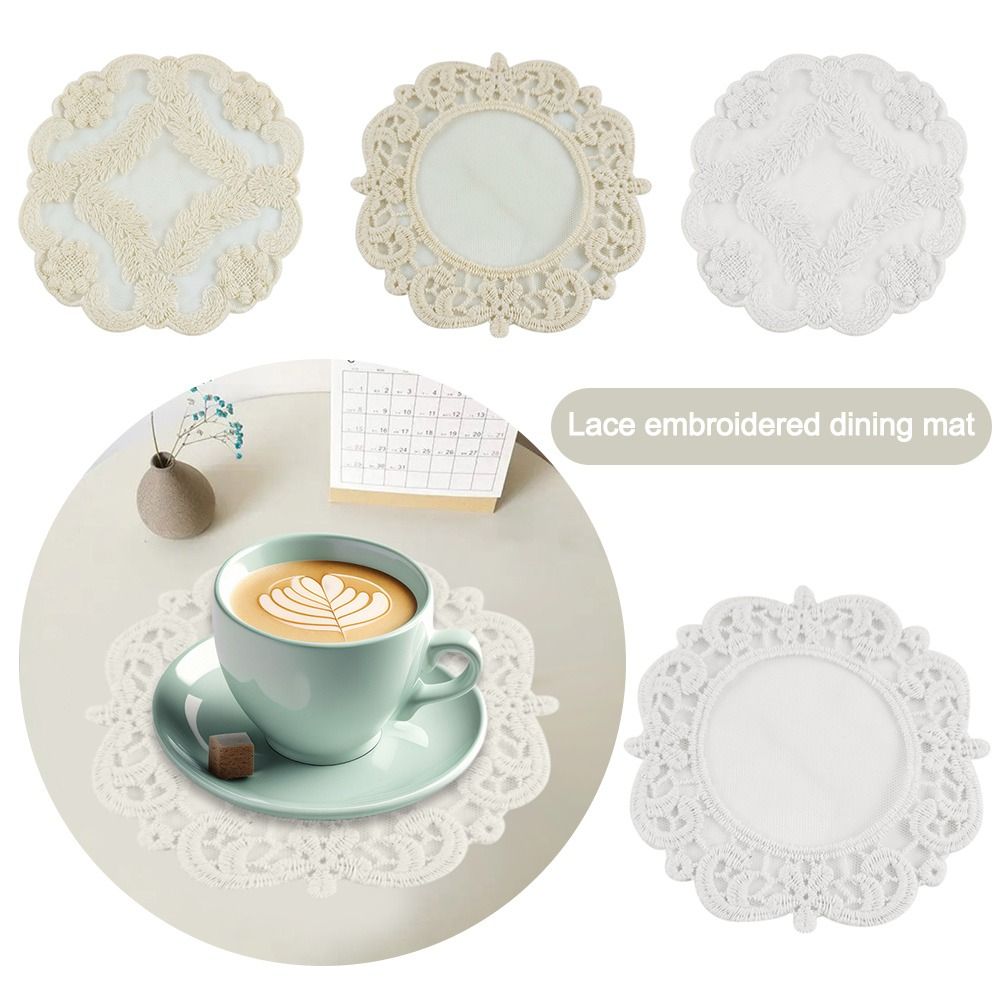 Serviette dentelle brodée dess - Korean Kitchen Gadgets avis et prix