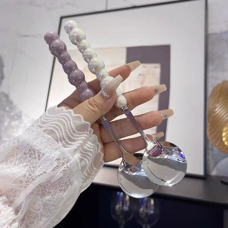 Cuillère à poignée perlée en a - Kitchen Gadgets Must Have avis et prix