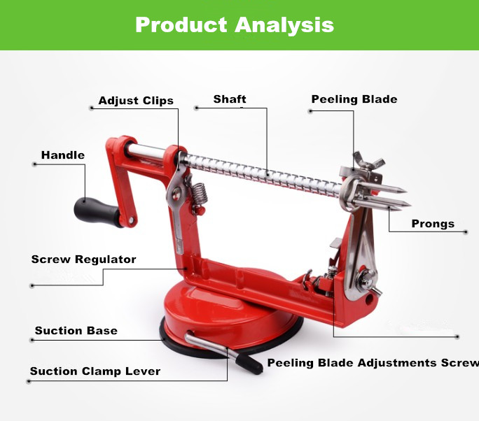 Éplucheur, dénoyauteur et tran - Apple Corer Slicer avis et prix