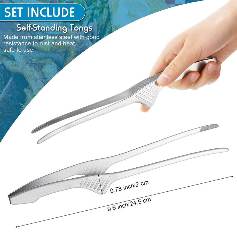 LMETJMA pinces à gril en acier - Korean Kitchen Gadgets avis et prix