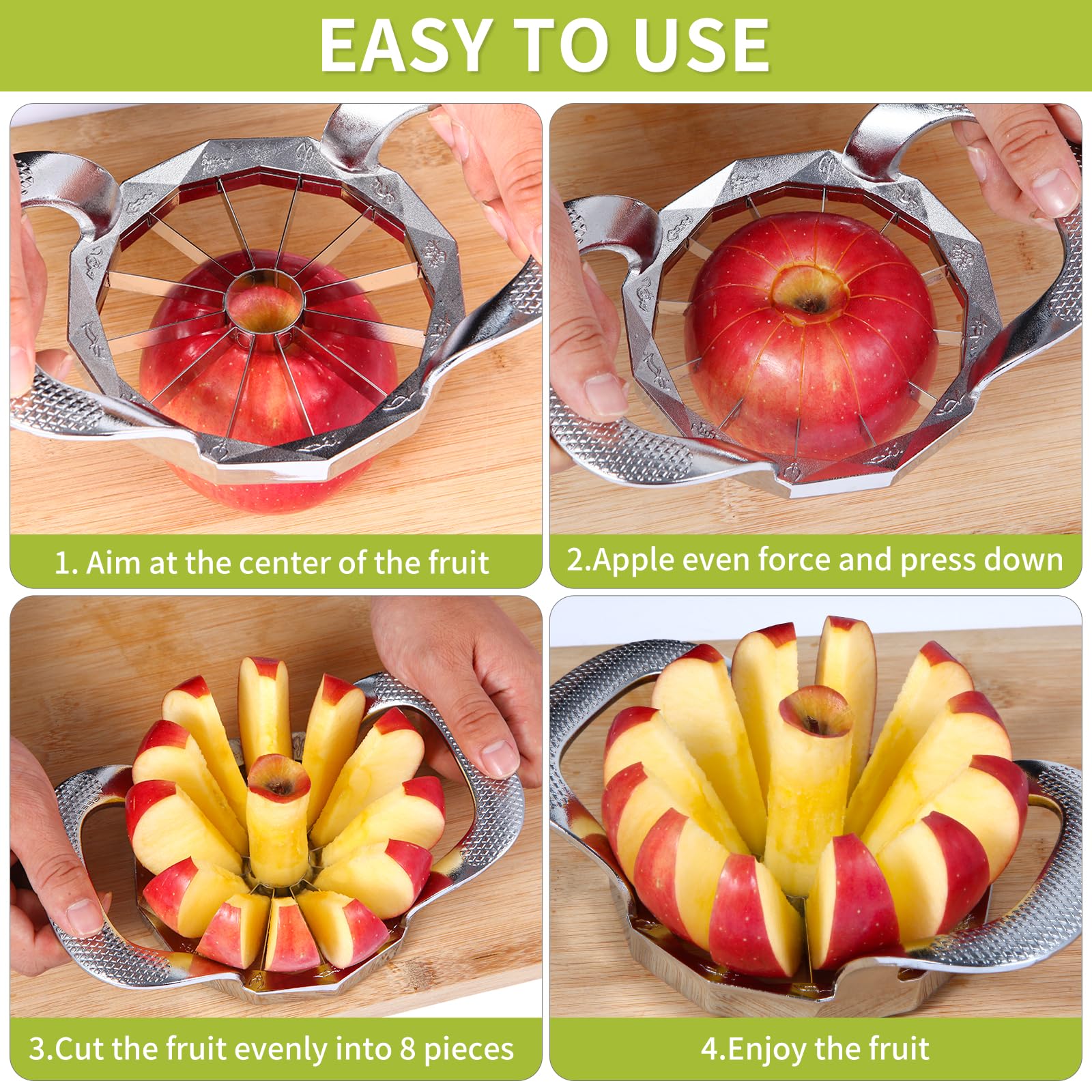 Séparateur de coupe à fruits e - Apple Corer Slicer avis et prix