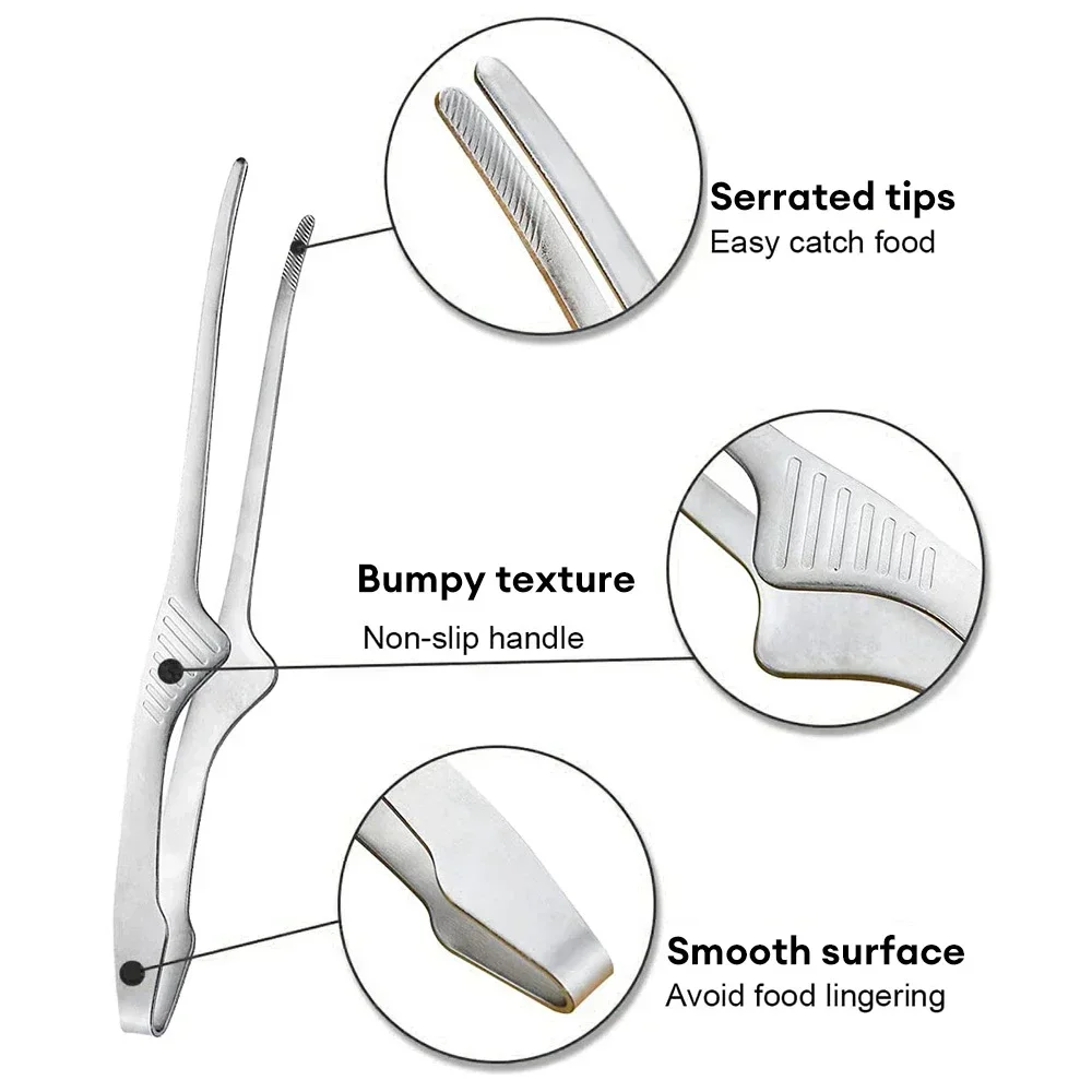 Pinces à nourriture en acier i - Korean Kitchen Gadgets avis et prix