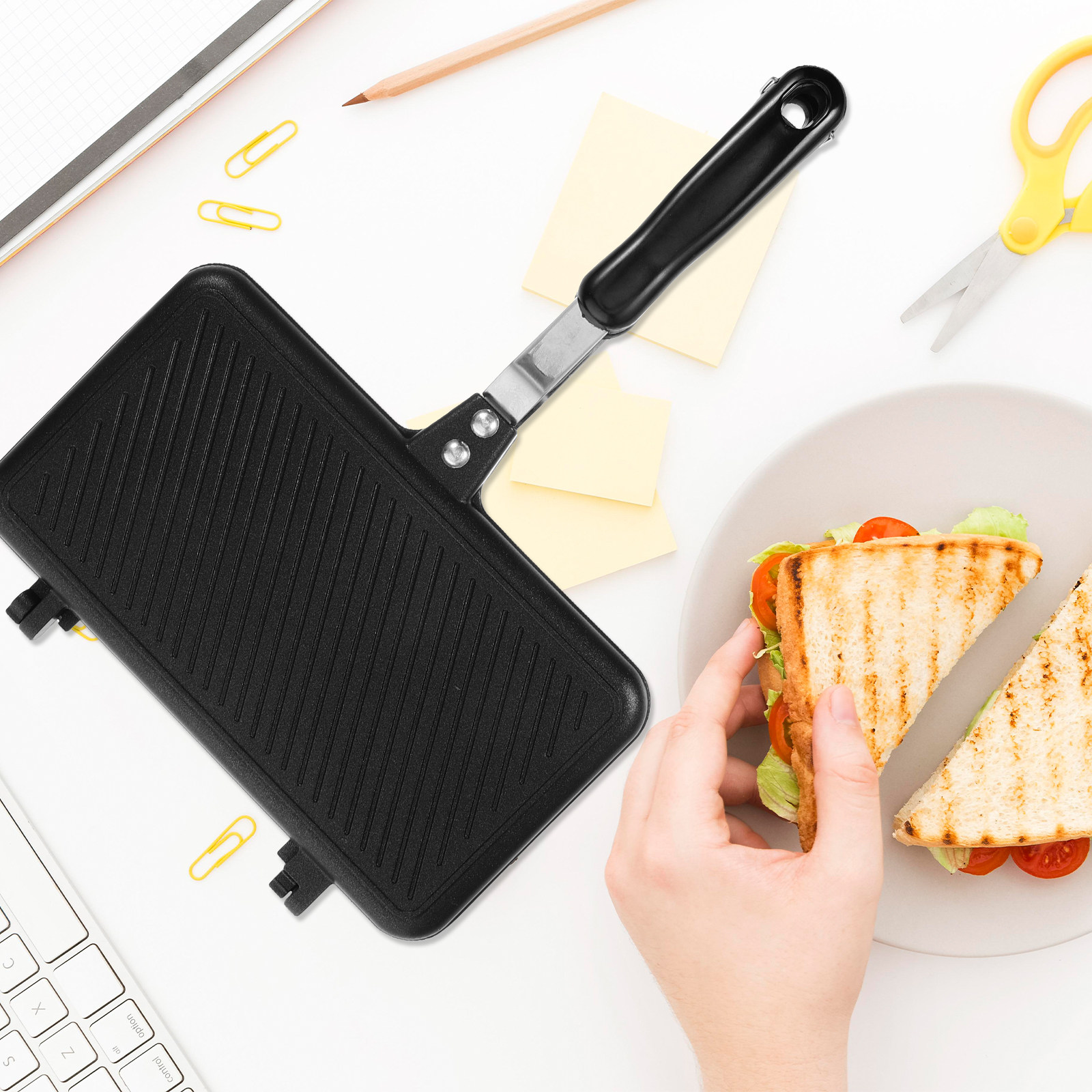 Poêle à sandwich double face a - Breakfast Sandwich Maker avis et prix